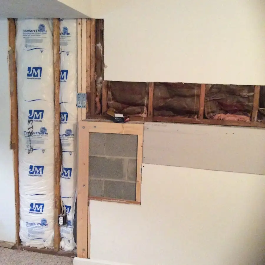 Wall insulation replacement during Odor Removal & Deodorization in Shorewood